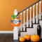 Happy Fall Pumpkin Door Sign – Rustic Thanksgiving Hanging Decor, Autumn Harvest Wooden Wall Sign with Buffalo Plaid Design, Indoor/Outdoor Front Door Decoration for Home & Holiday Celebrations